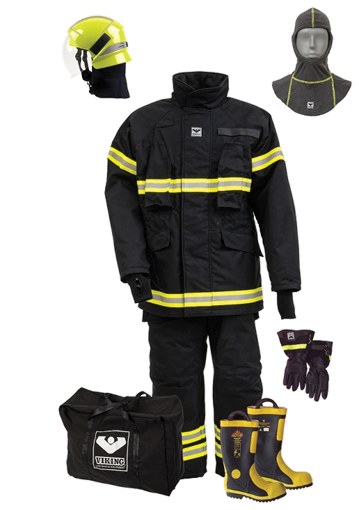 VIKING fire suit package with supporting protective equipment